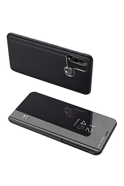 POWERTECH θήκη Clear view MOB-1517, Huawei Y6p, μαύρη