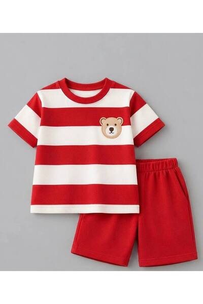 Milanlı Kids Boy's Cotton Summer Set (Top and Bottom)