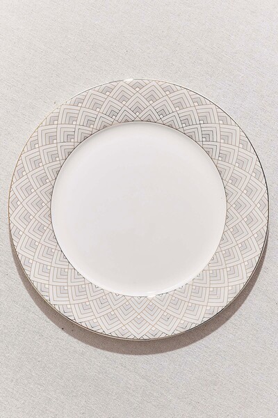 Paşabahçe Infinity Porcelain Dinner Plate, Dinner Plate, 1 Piece