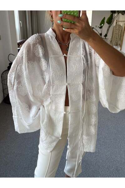 manoire Nakışlı Özel Tasarım Kimono