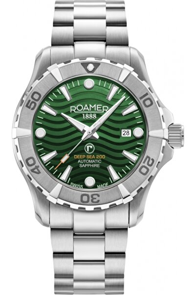 Roamer Ceas bărbătesc 860983 41 75 70 — ceas sportiv de scufundări verde