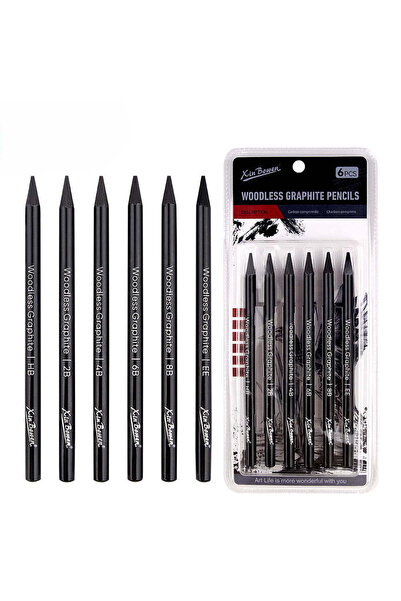 Alayjah , 6-Piece Graphite & Carbon Sketching Pencil Professional Art Drawing...