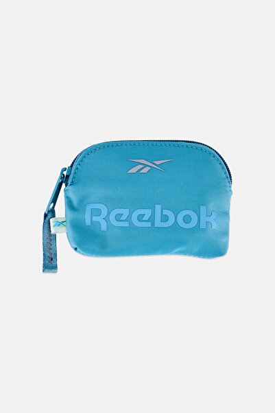 Reebok محفظة نسائية بشعار العلامة التجارية، باللون الفيروزي