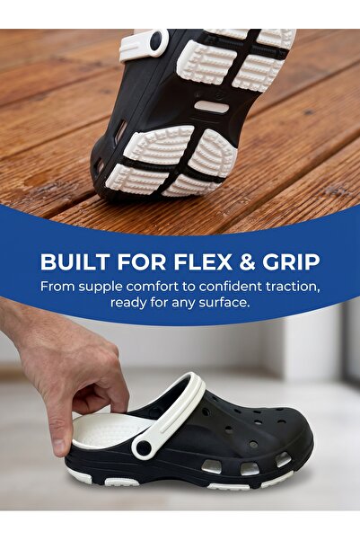 GlobalOne Mart Ultra-Light Men's Garden Clogs - Soft Sole Anti-Fatigue Sandal...