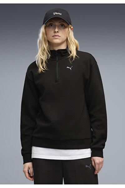 Puma Essentials Elevated Standard Sweatshirt mit Reißverschluss bis zum Hals