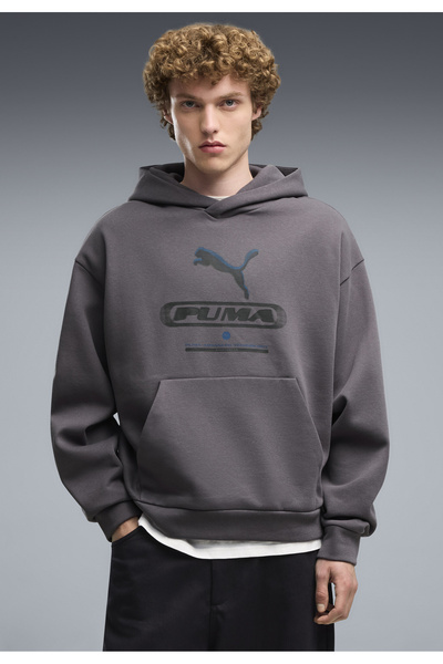 Puma Sport Boxy Graphic Fleece Hoodie