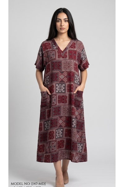 TUFAHA Kashmiri Midi Shirt