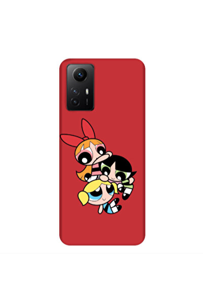 Other Xiaomi Redmi Note 12s Powerpuff Red Colored Silicone TPU Θήκη