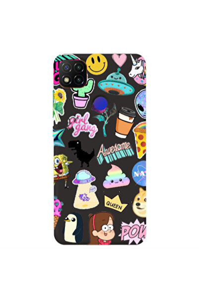 Other Xiaomi Redmi 9c Cartoon queen Black Colored Silicone TPU Θήκη