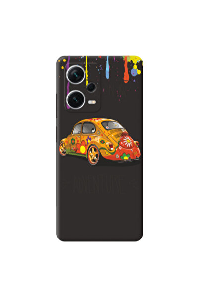 Other Xiaomi Poco X5 Adventure Black Colored Silicone TPU Θήκη