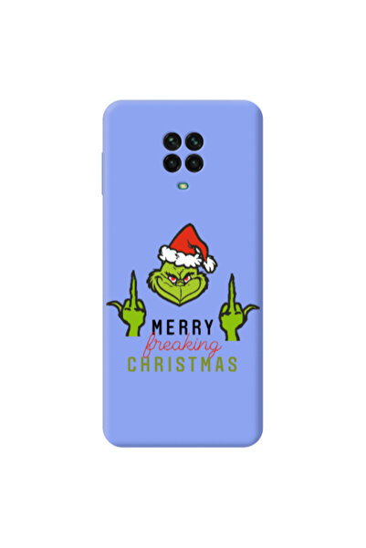 Other Xiaomi Redmi Note 9 Pro Merry Christmas44 Light Purple Colored Silicone...