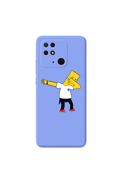 Other Xiaomi Redmi 10C Simpsons2 Light Purple Colored Silicone TPU Θήκη