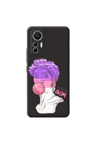 Other Xiaomi Mi 12 Lite Pin Bubble Black Colored Silicone TPU Θήκη