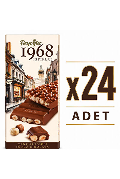 Beyoğlu 1968 İstiklal Tane Fındıklı Çikolata (170 g) x24 Adet