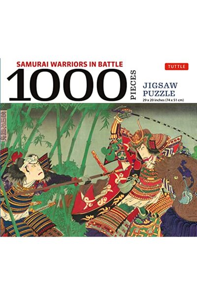 Tuttle Publishing Samurai Warriors In Battle 1000 Piece Jigsaw Puzzle For Adu...