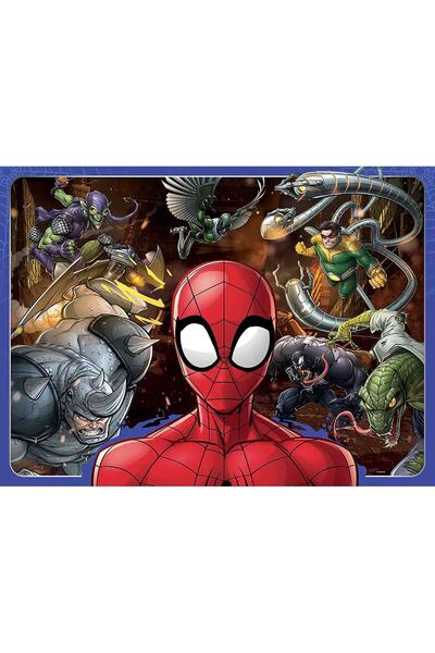 RAVENSBURGER Puzzle Spiderman si personaje 100 piese