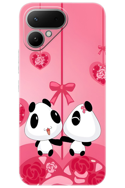 TECNO Pova Curve 2 5G (LK7k) Uyumlu Kılıf Desen Baskılı Silikon Sevimli Panda...