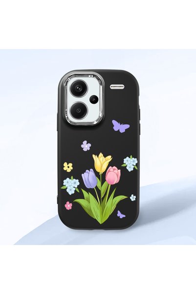 Hontinga Redmi Note 13 Pro Plus 5g Compatible Case Camera Protector Black Sil...