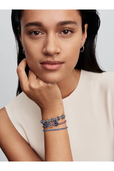 Pandora Mavi Ahtapot Charm