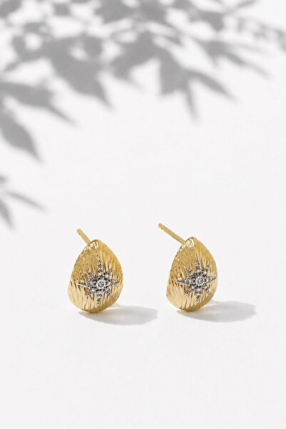 New Obsessions Vip Stone Huggy Hoop Earrings with Embedded Star Detail