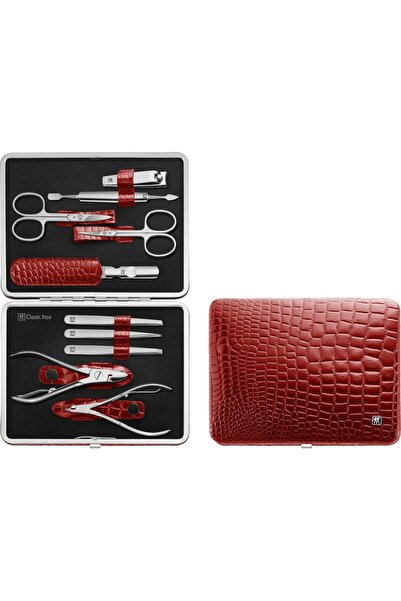 ZWILLING Set trusa manichiura si pedichiura, Zwilling, 10 elemente, inox, ros...