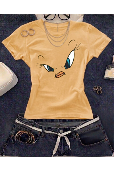 Touz Moda Kemer Boy bluza sa slatkim likovima i printom