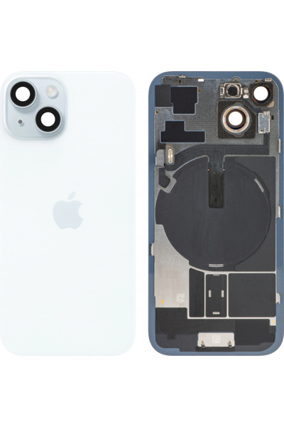 Apple iPhone 15 Battery Cover, Blue, Swap