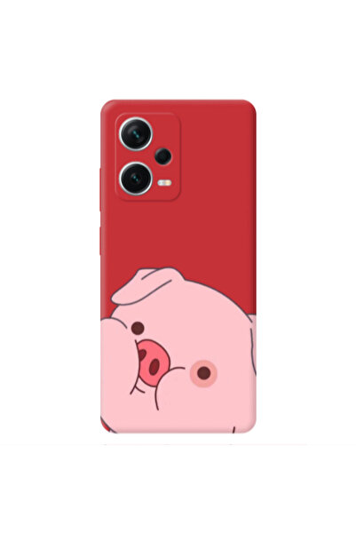 Other Xiaomi Poco X5 Piggy 2 Red Colored Silicone TPU Θήκη