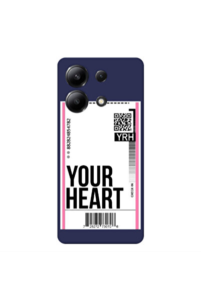 Other Xiaomi Redmi Note 13 4G Your Heart YRH Dark blue Colored Silicone TPU Θήκη