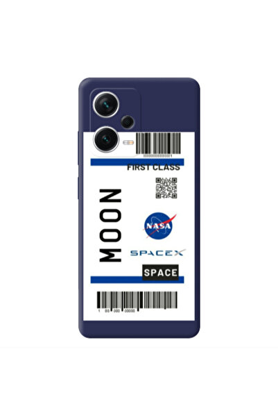 Other Xiaomi Poco X5 Moon spacex Dark blue Colored Silicone TPU Θήκη