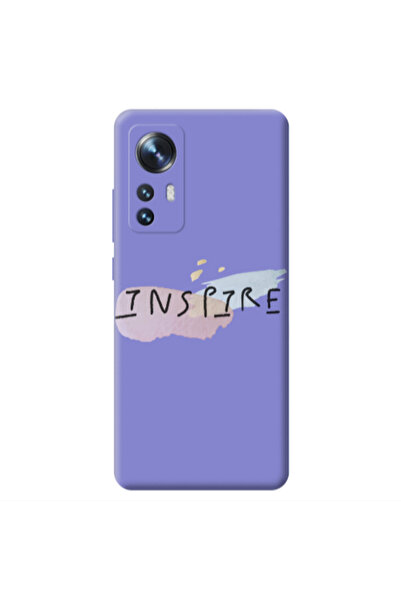 Other Xiaomi Mi 12 Inspire Purple Colored Silicone TPU Θήκη