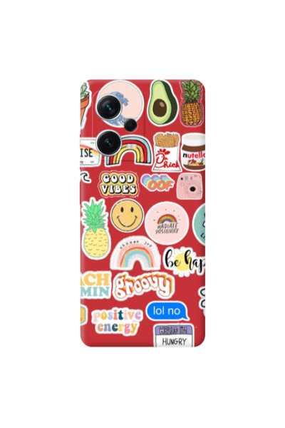 Other Xiaomi Poco X5 Good vibes Red Colored Silicone TPU Θήκη