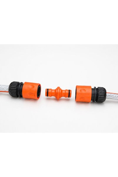 DESIPHON Automatic Hose Connector Set, 3-Piece, 1/2'' Garden Hose Adapter, Leak-Proof