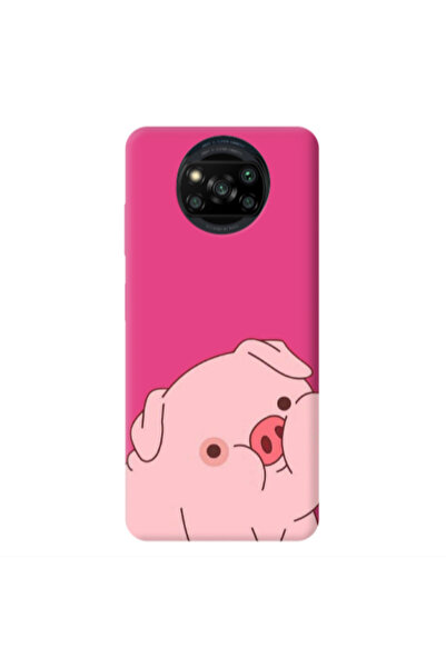 Other Xiaomi Poco X3 /X3 Pro Piggy 1 Fuchsia Colored Silicone TPU Θήκη