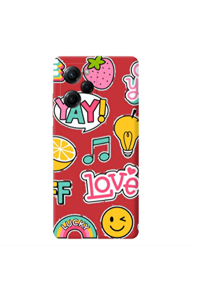 Other Xiaomi Poco X5 Pro Cute desing Red Colored Silicone TPU Θήκη