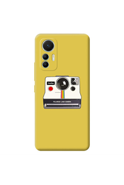 Other Xiaomi Mi 12 Lite Polaroid land camera Yellow Colored Silicone TPU Θήκη