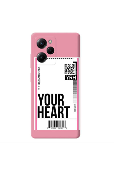 Other Xiaomi Poco X5 Pro Your Heart YRH Pink Colored Silicone TPU Θήκη
