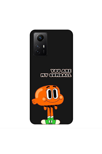 Other Xiaomi Redmi Note 12s You are my gumball Black Colored Silicone TPU Θήκη