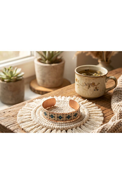 Erol Bakır New Series 2076 Bijouterie Bracelet 100% Handmade Copper