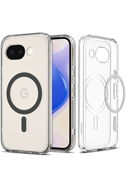 Spigen Husa Ultra Hybrid MagSafe pentru Google Pixel 10A, culoare Clear Graphite
