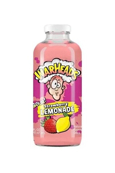 WarHeads عصير فراولة حامض بالليمون 473 مل
