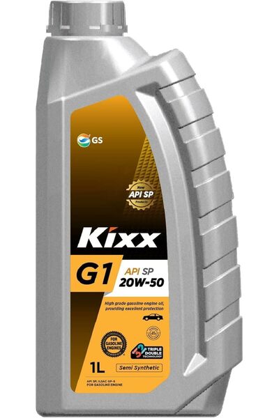 Kixx G1 20W50 API SP Semi-Synthetic Engine Oil from - Carton of 12 pieces (1 liter each)