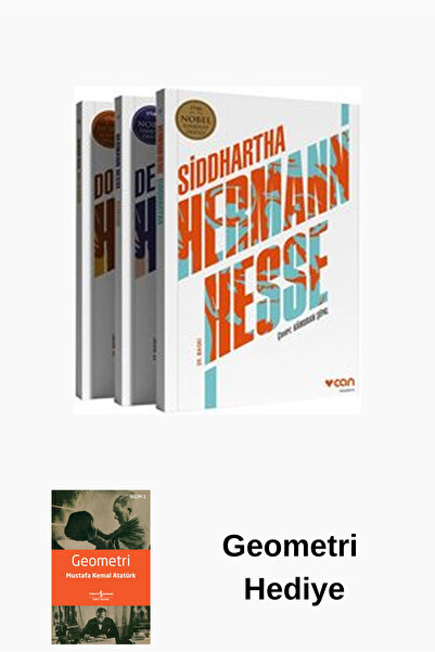 CAN Hermann Hesse Seti - 3 Kitap Takım + Geometri