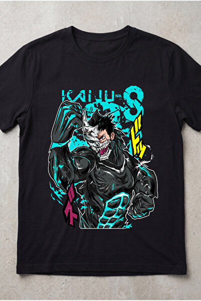 Silkensoul Kaiju No 8 Anime Printed Standard Cut Unisex Tshirt