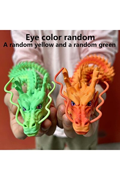 Choice 30cm 11.81in Combination B 3D Printed Chinese Dragon Statue, Flexible ...