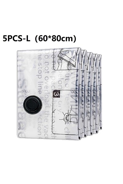 Choice1 5PCS-60x80cm 5PCS Vacuum Storage Bags Space Saver Bag Compression Sea...