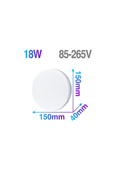 Choice15 White light Rotundity 18W 18-48W LED Ceiling Lamp Modern Square Ceil...