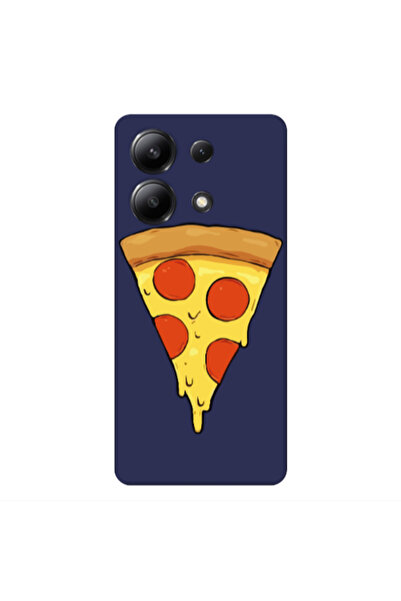 Other Xiaomi Redmi Note 13 4G Pizza Slice Dark blue Colored Silicone TPU Θήκη