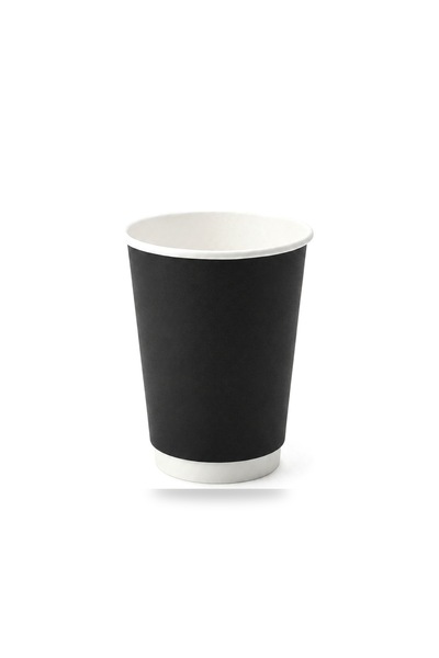 sunpack 12oz Paper Cups Multi-Colored Double Wall Hot Coffee & Beverage Insul...