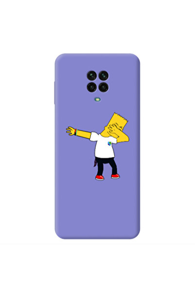 Other Xiaomi Redmi Note 9 Pro Simpsons2 Purple Colored Silicone TPU Θήκη